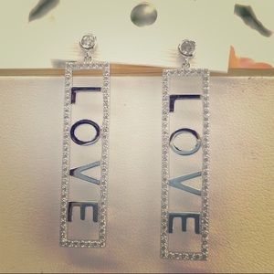 Brand New L-O-V-E earring